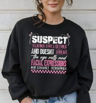 "Suspect Claims" Crewneck