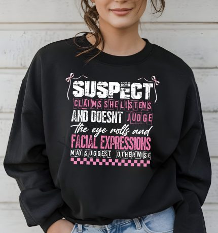 "Suspect Claims" Crewneck