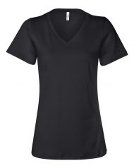 Warnica "Together" V Neck T-Shirt - Black - Image 4