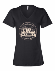 Warnica "Together" V Neck T-Shirt - Black