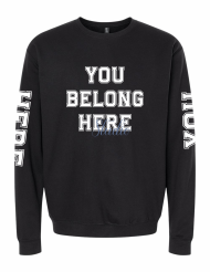 You Belong Here Jumbo Print Crewneck - Image 4